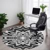 1pc Optical Illusion Pattern Carpet for Office Non-Slip, Round Carpet, Soft & Comfortable, Carpet for Office, Lightweight Round Floor Mat Yy251226066