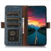 For OnePlus Ace 5 5G/13R 5G Case RFID Blocking Genuine Cow Leather Phone Case Ostrich Texture