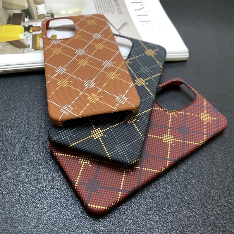Frameless Carbon Fiber Pattern Hard PC Case For OnePlus 15 13 12 ACE 6 6T 5 3 Pro Half-Pack Ultra Thin Frosted Lattice Cover