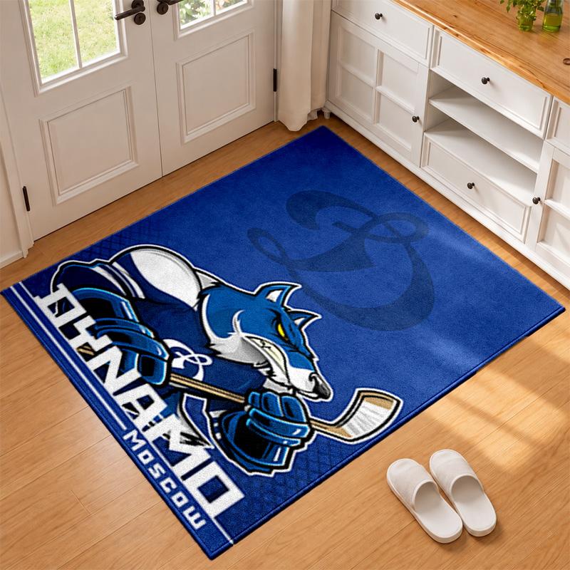 FC Dinamo Minsk Carpet Door Mat for Living Room or Bedroom Protective Mat Under Chair Office Decoration Christmas Gift Birthday Present