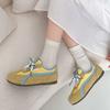 Dopamine fashion retro versatile flat-bottomed German training shoes women's 2025 new summer lightweight soft-soled sports shoes