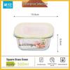 Heat-Resistant Glass Food Storage Container
