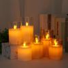 VOOCYE Candle LED Warm Color No Flickering Energy Dedicated Remote Control 3 Piece Party Decoration Light, Candle-shaped Light, Light, Fire, Flame,