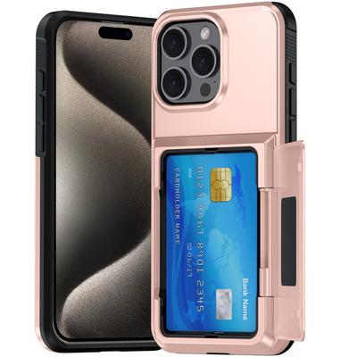Apple 15 ProMax Card Card Phone Case Suitable for IPhone14 Two-in-one Flip Wallet Anti-fall Protection Case