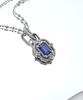 Vivus Rapillus Royal Blue White Gold Silver Necklace