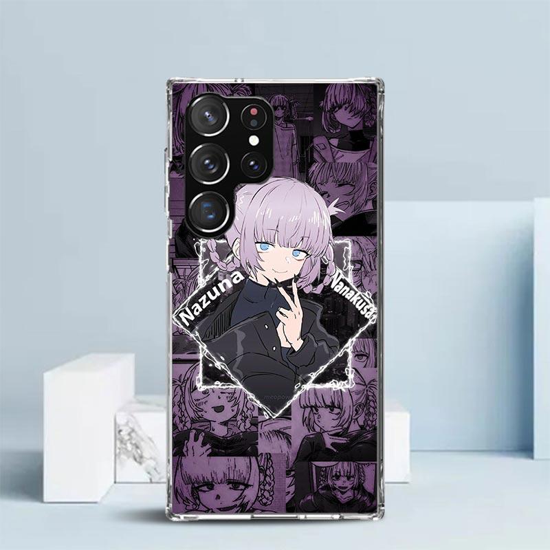 Nazuna Nanakusa Anime Soft Cover for Samsung Galaxy S25 Edge S26 S24 S23 Ultra Phone Case S22 S21 Plus S20 FE Print Pattern Shel