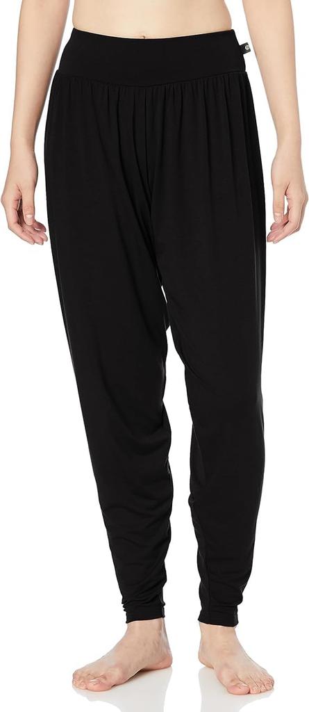 Atsugi Yoga Pants Beauty Active Easy Sarouel Size 49303PS [Clear (YOGA)] Pants, 10-Length Pants, Women's, Black, LL,
