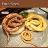 Simulation Giant Python Plush Toy Long Snake Yellow Orange Green Python Plush Toy Decorated House Holiday Decoration Trick Props