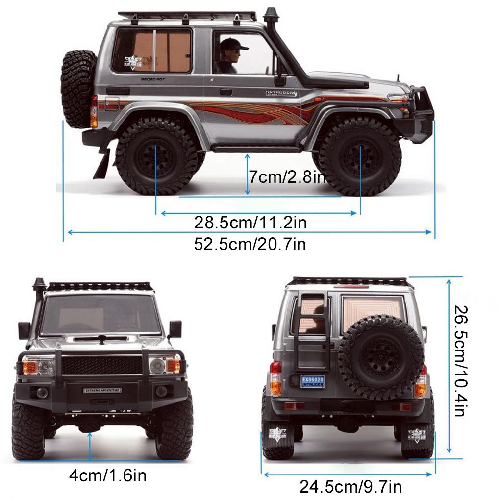 1/10 RGT Ex86020 2.4G Intruder 4wd Off Road Climbing Vehicle Rc Car Electric Remote Control Car Toy Children Boy Birthday Gift