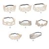 Bandeaux en Dentelle Bandeau Lavage du Visage Extensible Décoration Large Accessoire de Mode Accessoires de Coiffure Turban pour Femmes Filles