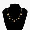 New Butterfly Pendants Neckalces for Women Short Chain Mini Butterflies Drop Boehemian Sexy Neck Accessories Fashion Jewerly