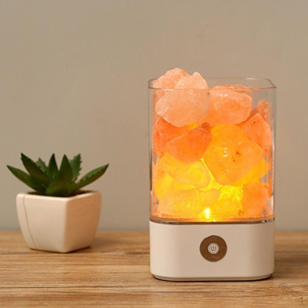 

Соляная лампа-скала White Base