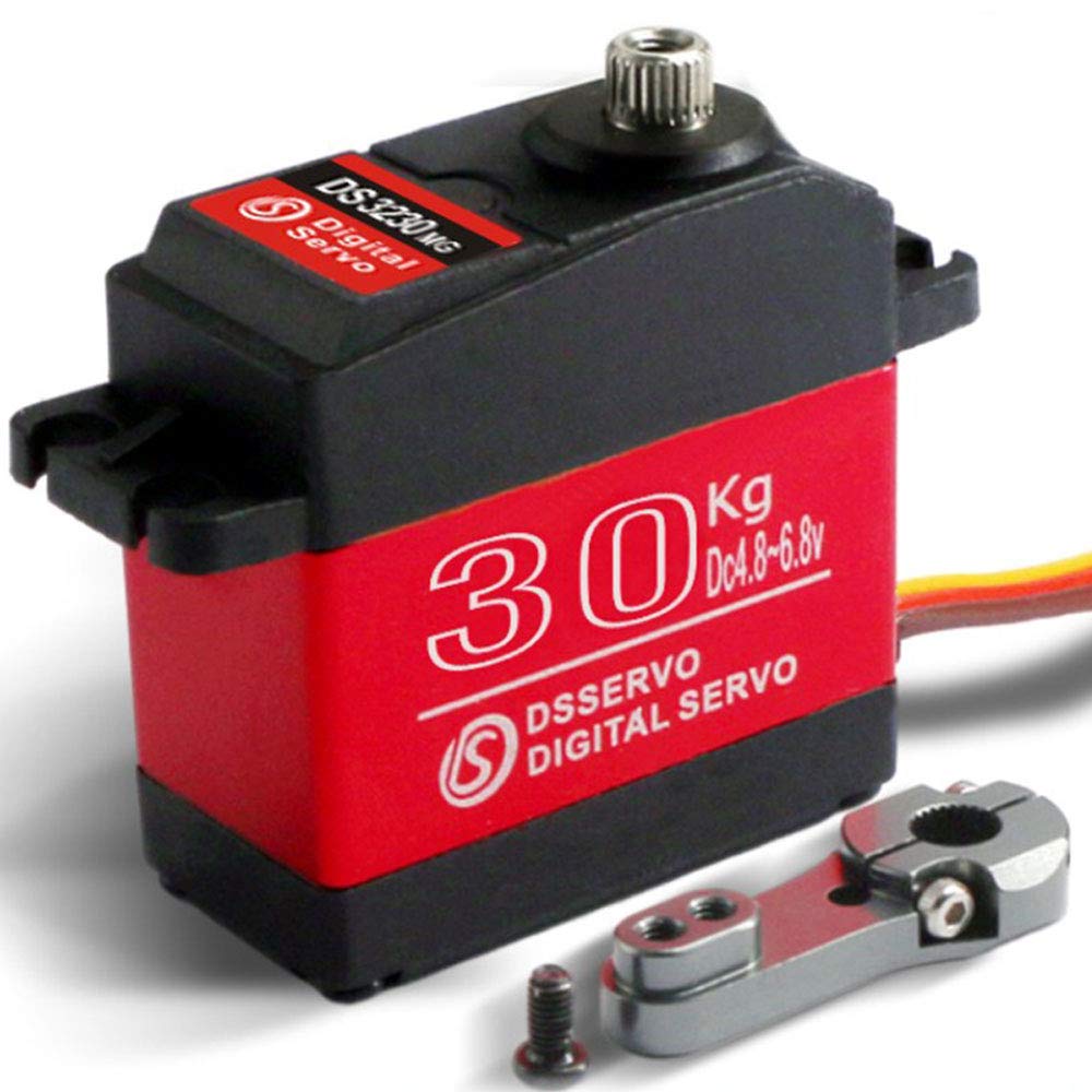 DS3230 30kg High Torque Full Metal Digital Steering Servo, Waterproof, for 1/8 and 1/10 Scale RC Cars (270°)