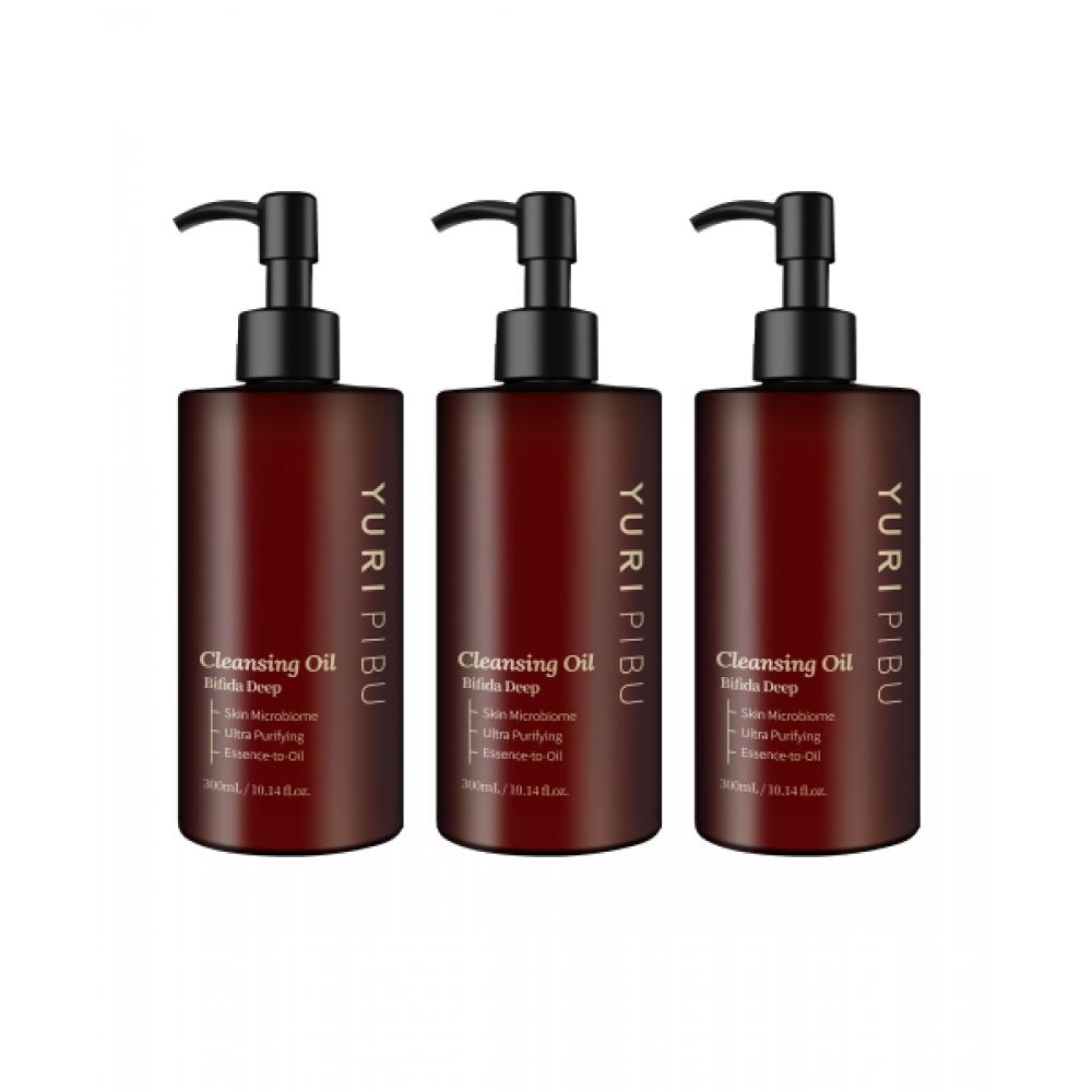 Yuripibu [3 Pack] Bifida Deep Cleansing Oil 300ml