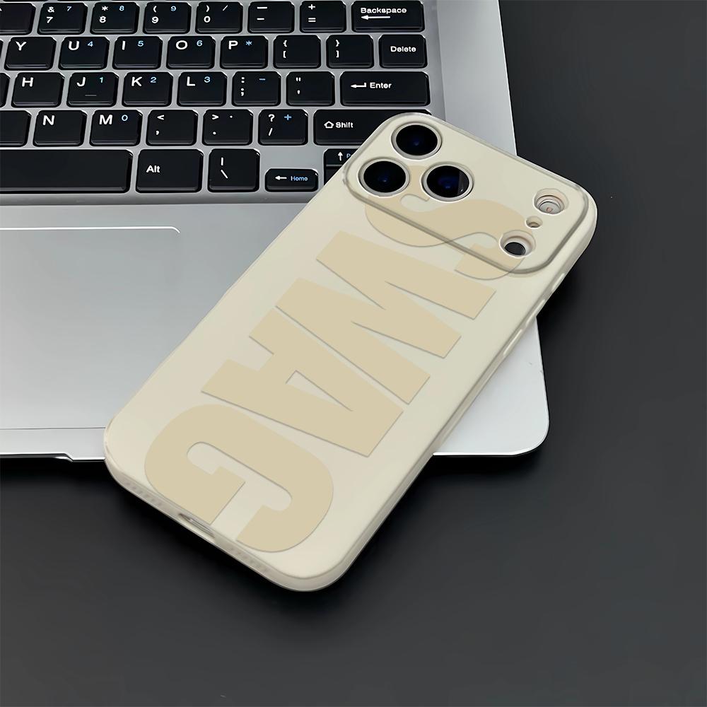 

SWAG Four Color English Letters Phone Case For IPhone 17 16 15 14 Pro 13 12 11 Max Plus 7 8 Plus Shockproof Soft Silicone Cover iphone 16 Pro