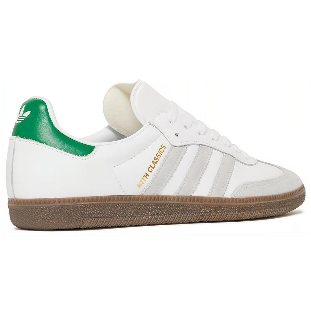Kith X Adidas Samba OG Classics Program Unisex Sneakers White Off-White Green FX5398