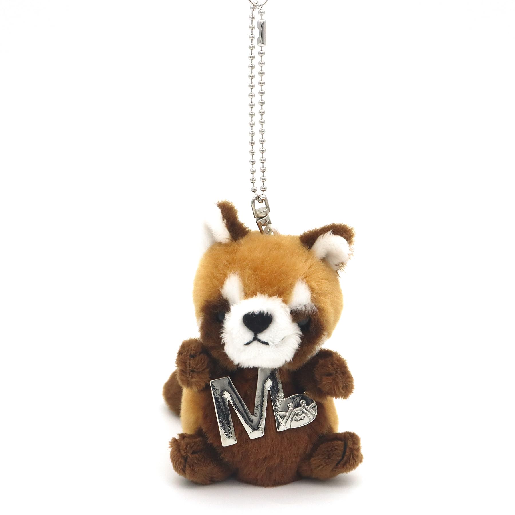 

Снимите плюшевую игрушку Красная панда, ремешок с шармом-инициалом [M], серия Проделки ангела