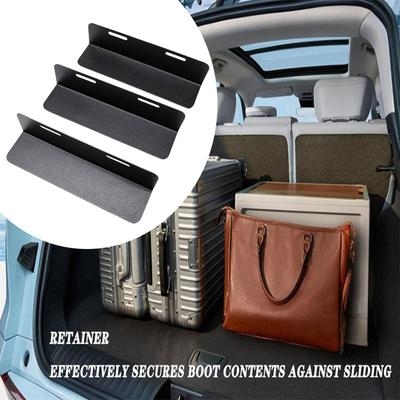 3 Pieces Car Trunk Organizer Dividers Multifunctional Universal In Place Easy Installation