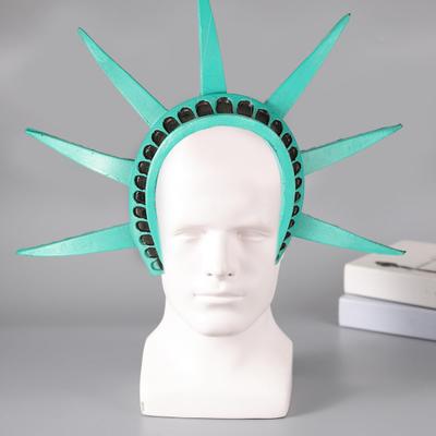 Statue of Liberty Headband Crown Torch Cosplay Lady Liberty Costume Accessories 4th of July Independence Day Hair Hoop