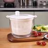 Multifunction Manual Salad Spinner Dryer Vegetable Fruit Food Dehydrator Quick Drying Kitchen Household Vegetable Dehydrator