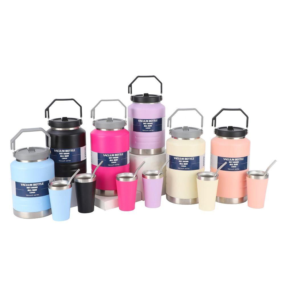 Large Capacity Coffee Travel Mug 2L Outdoor Insulated Mug Gift Thermal Water Bottle  Travel