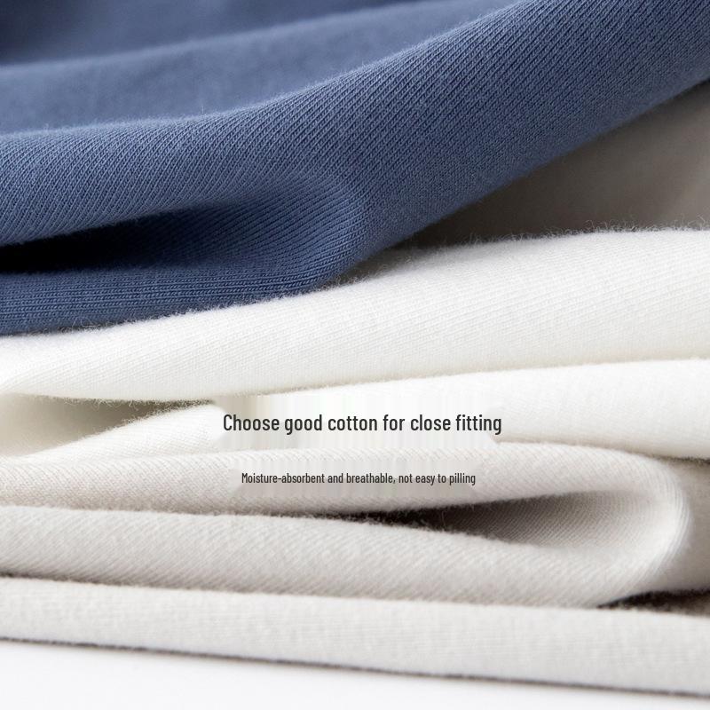 Men's Pure Cotton Autumn Thermal Underwear Set - Sweater and Pants for Youth