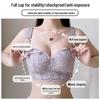Women's Large Size Nursing Bra: Front Buckle, Anti-Sagging, Wire-Free, Supports Side Breasts