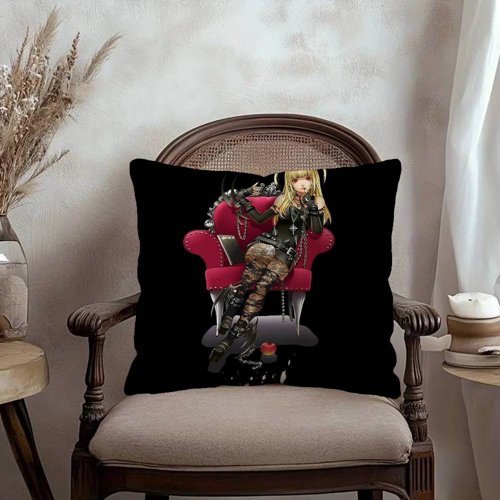 Misa D-Death N-Note Cross Pillow Gift Home Office Decoration Bedroom Sofa Car Cushion Cover Case 45x45