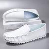 Summer Classic Loafers Men Boat Shoes Lightweight Man Moccasins Leather Slip On Flats Luxury Casual Driving Shoes