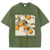 LOrangerie Printing Washed TShirts Womens Cotton Tops Comfortable Distressed ONeck T Shirts Summer Casual Womans Streetwear