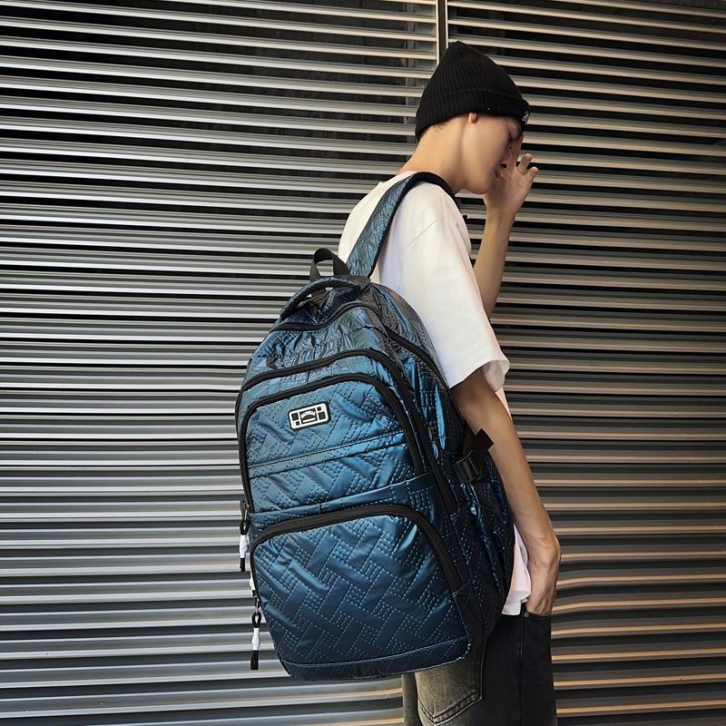 Geantă de școală pentru elevi Rucsac de damă de culoare solidă Rucsac de mare capacitate pentru bărbați