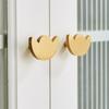 1 Stück Messing Kleiderschrank- und Schranktürgriff Personalisiertes Kinderzimmer Modern Schlicht und Leichter Luxus Gold Schublade Kleiner Griff