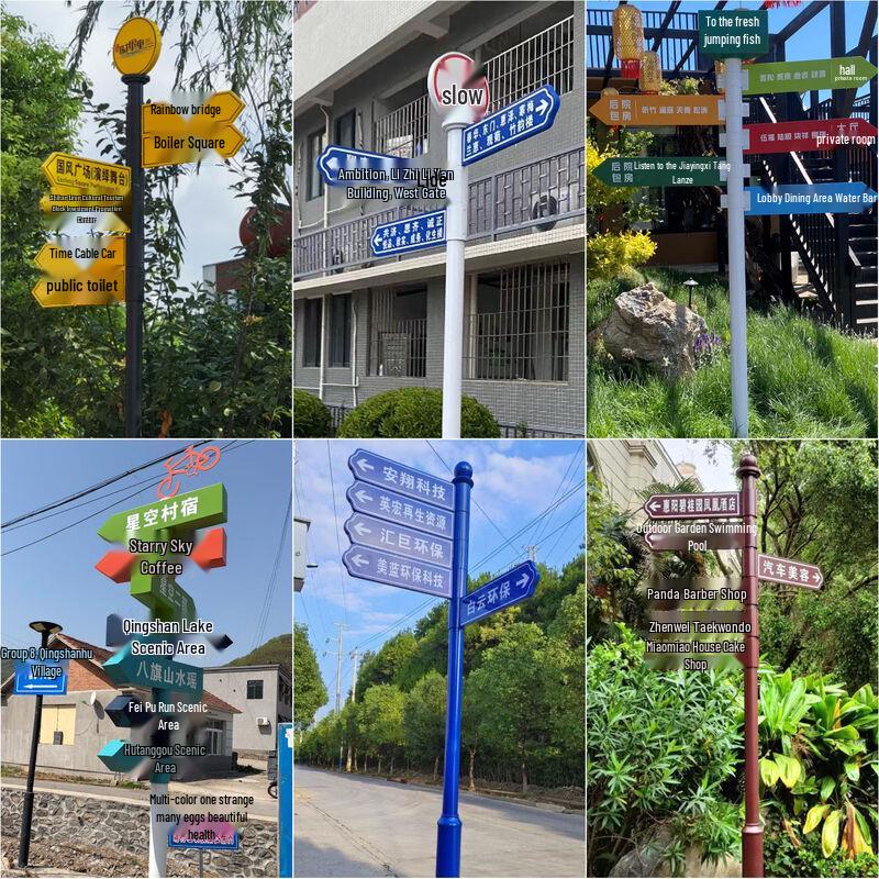 Outdoor Directional Signpost