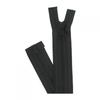 Separable Zipper - Prym - 40 Cm - Molded Plastic - Width 6 Mm - Black
