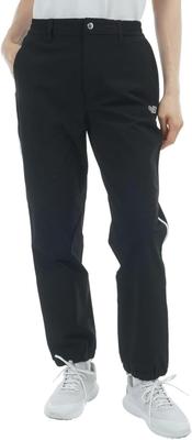 Spodnie joggery Golf Wide dla 1 Damskie (Rozciągliwy/Chłodny w dotyku) / 012-5136501 010_Czarny [M]