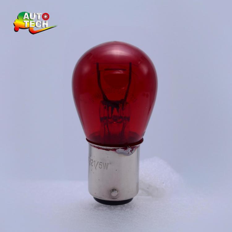 Wholesale S25 1156 1157 Bulb Motorcycle Turn Signal Light P21W BA15s BA15d Single Contact 12V 24V Halogen Mini Car Bulb