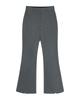 RAMU STUDIO Cica Wool Back Slit Secret Elastic Bootcut Slacks Pants Charcoal Cica06Ch