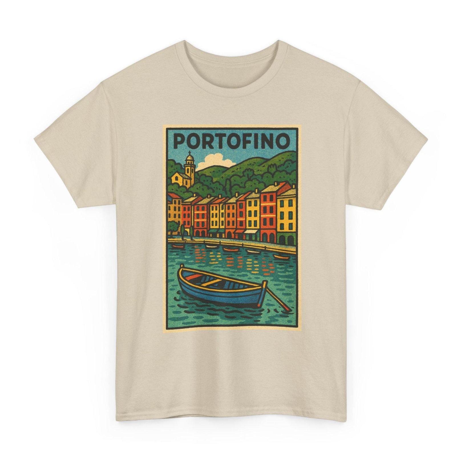 Portofino T-Shirt Unisex: Retro Italy Tee S