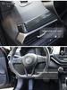 Teana Steering Wheel and Console Peach Wood & Carbon Fiber Interior Stickers
