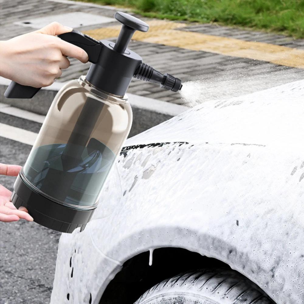 Household Hand-held Car Wash Foam Spray Pot 2L Air Pressure Spray Foam Pot Flower Watering Garden Spray Pot