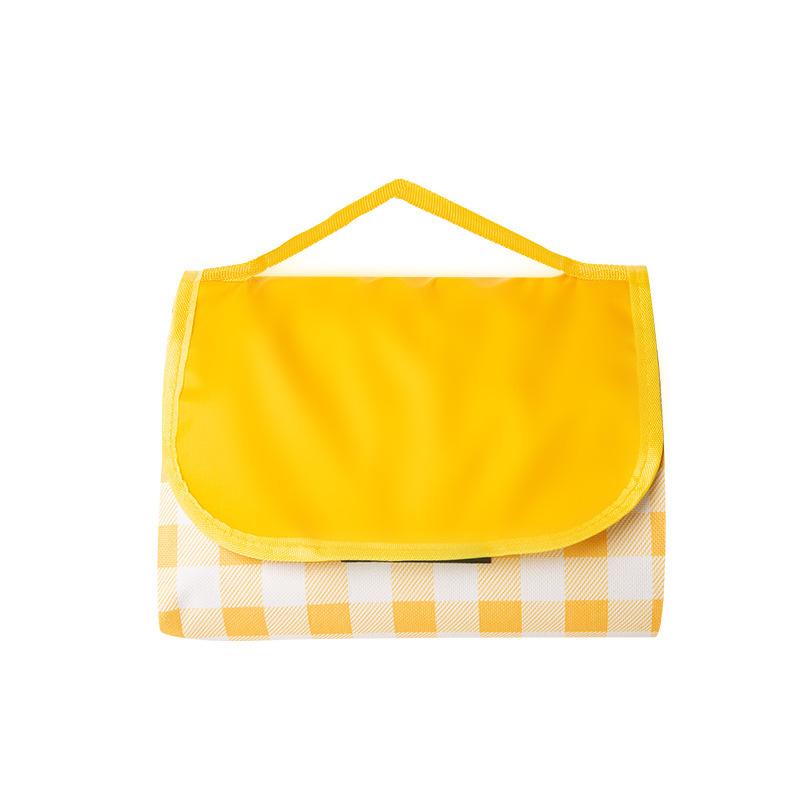 Thickened Picnic Mat, Spring Outing Picnic Mat, Outdoor Waterproof Folding Oxford Cloth Grid Outdoor Outing Moisture-proof Mat Wholesale