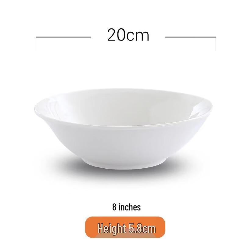 

Pure White Ceramic Multi-Purpose Serving Bowl
