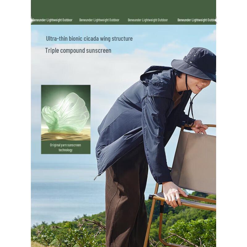

Мужская куртка с капюшоном для защиты от солнца Beneunder TS40724 L