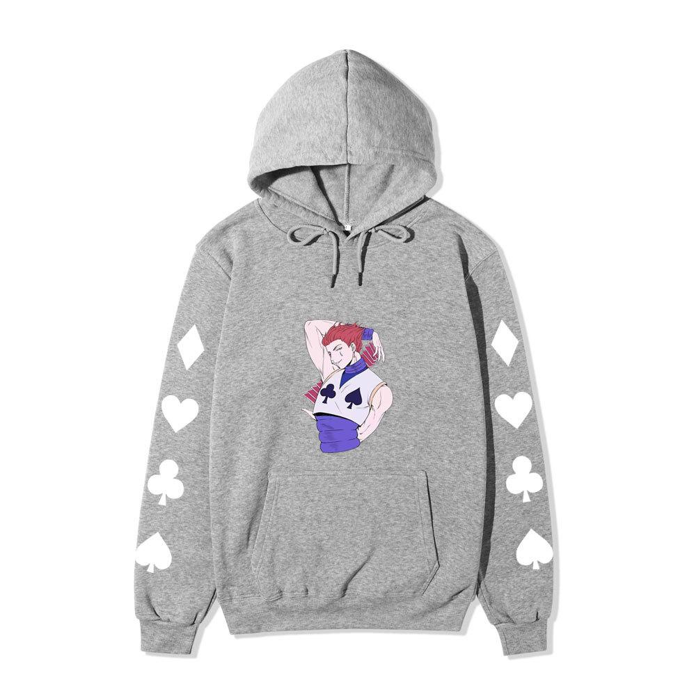 Hunter X Hunter Hisoka Anime Print Hoodie Unisex Casual Streetwear Long Sleeve Sports Pullover Sweatshirt