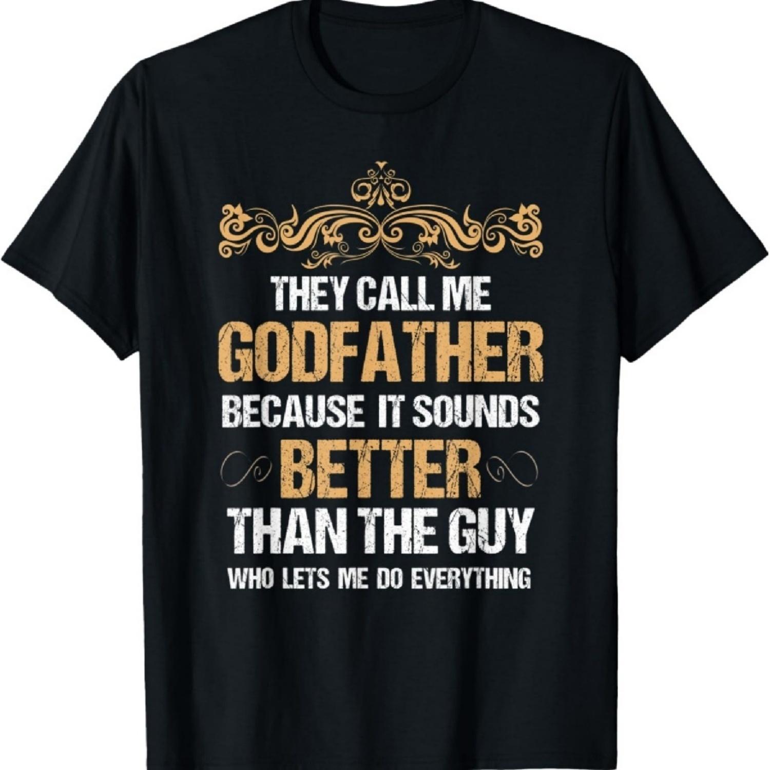 Mens Funny Godfather Saying - Uncle Godfather T-Shirt S