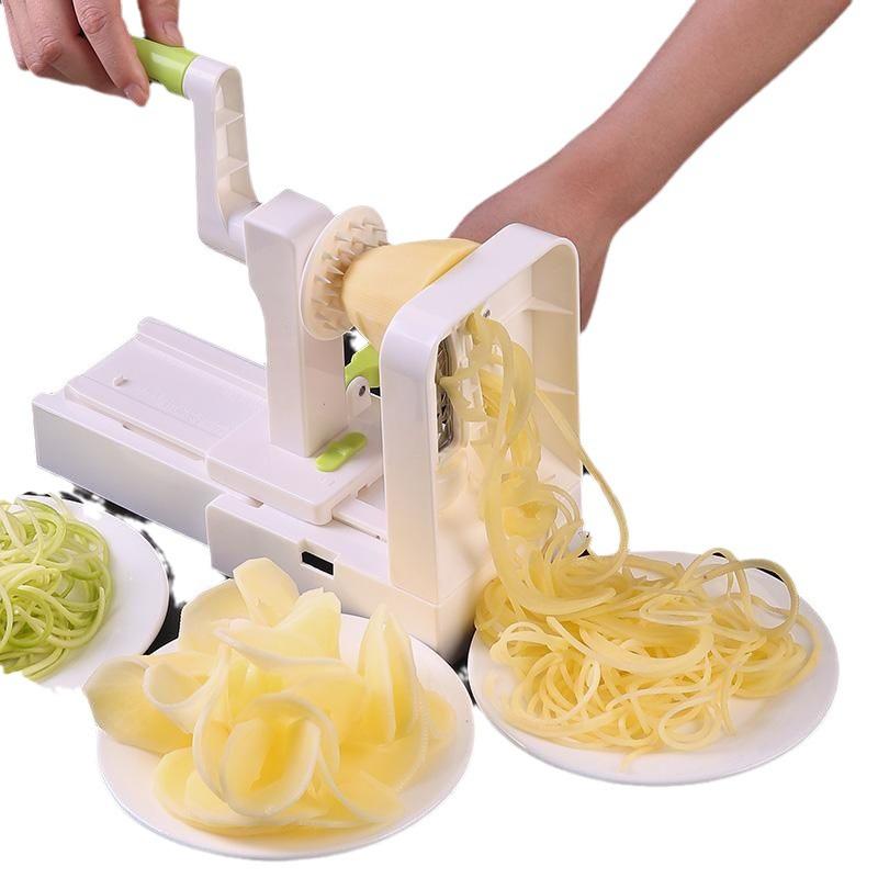 Multifunctional Hand-Crank Vegetable Slicer & Grater for Potatoes
