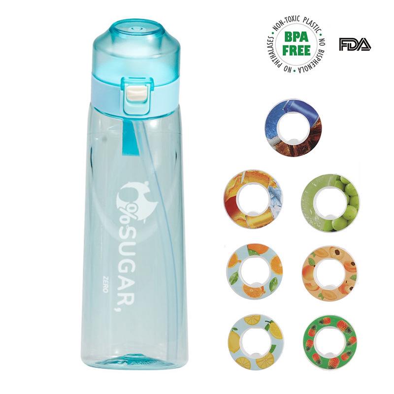 Scented Tritan Straw Water Cup: Creative, Fun, High-End Sports & Fruit-Infused Drinkware