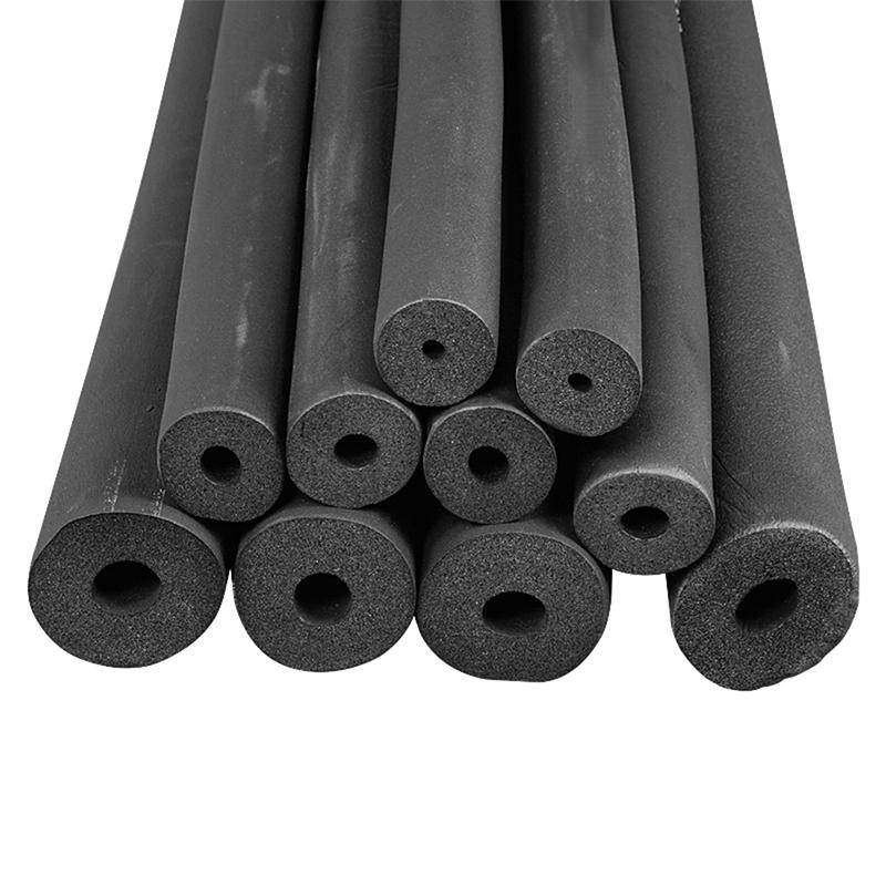 1.8M Sponge Rubber Pipe Black Waterproof Pipeline Holder Thermal Insulation Tubular Protective Sleeve For Air Conditioning