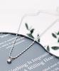 Polalita Surgical Twist Chain Star Necklace (Plt-Nl-064_Sv)