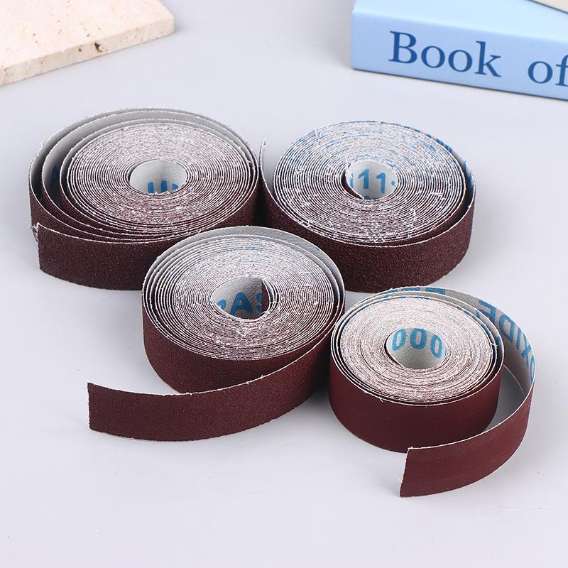 1Inch Emery Cloth Rolls, Continuous Sandpaper Suitable For Wood Sanding, Metal Polishing, Car Detailing